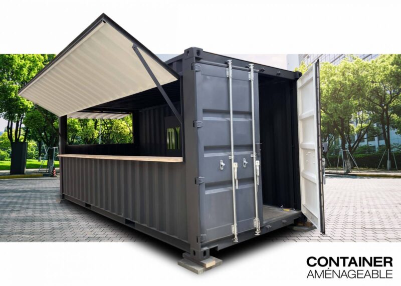 20-FOOT CONTAINER KIOSK